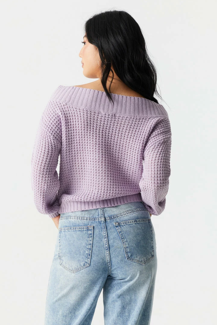 Stitches Ladies Off The Shoulder Cable Knit Sweater 2 Stitches Ladies Off The Shoulder Cable Knit Sweater