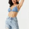 Stitches Ladies 90's Denim Bralette Top