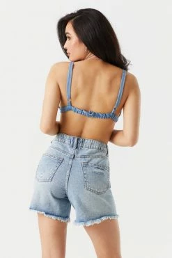 Stitches Ladies 90's Denim Bralette Top