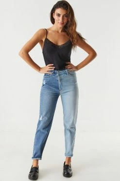 Stitches Ladies Tops Lace Lettuce Trim Cami