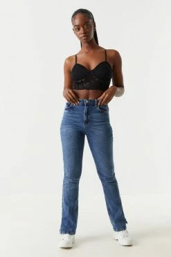 Stitches Ladies Lace Cropped Cami Corset Tops