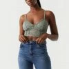 Stitches Ladies Lace Cropped Cami Corset Tops