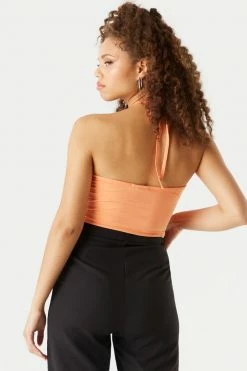 Stitches Ladies Tops Everyday Basic Halter Neck Cropped Top