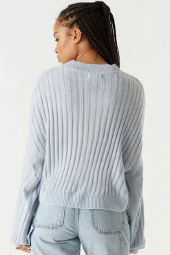 Stitches Ladies Oversized Ribbed Knit Sweater