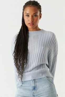 Stitches Ladies Oversized Ribbed Knit Sweater