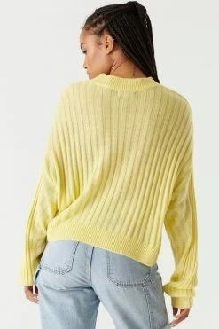 Stitches Ladies Oversized Ribbed Knit Sweater
