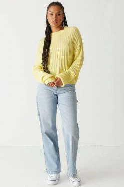 Stitches Ladies Oversized Ribbed Knit Sweater