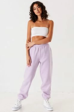 Stitches Ladies Bottoms Fleece Boyfriend Jogger