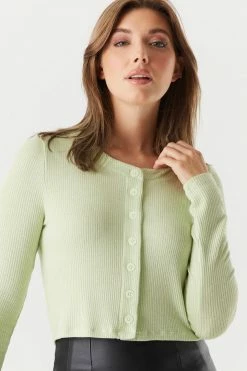 Stitches Ladies Ribbed Cropped Cardigan Sweaters 33 Stitches Ladies Ribbed Cropped Cardigan Sweaters