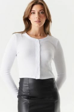 Stitches Ladies Ribbed Cropped Cardigan Sweaters 27 Stitches Ladies Ribbed Cropped Cardigan Sweaters