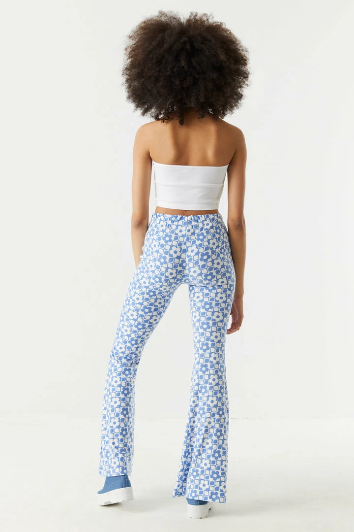 Stitches Ladies High-Rise Retro Printed Flare Pant 3 Stitches Ladies High-Rise Retro Printed Flare Pant