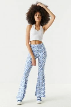 Stitches Ladies High-Rise Retro Printed Flare Pant