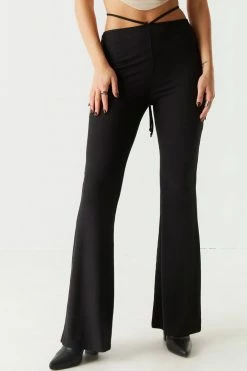 Stitches Ladies Soft Tie-Back Flare Pant 16 Stitches Ladies Soft Tie-Back Flare Pant