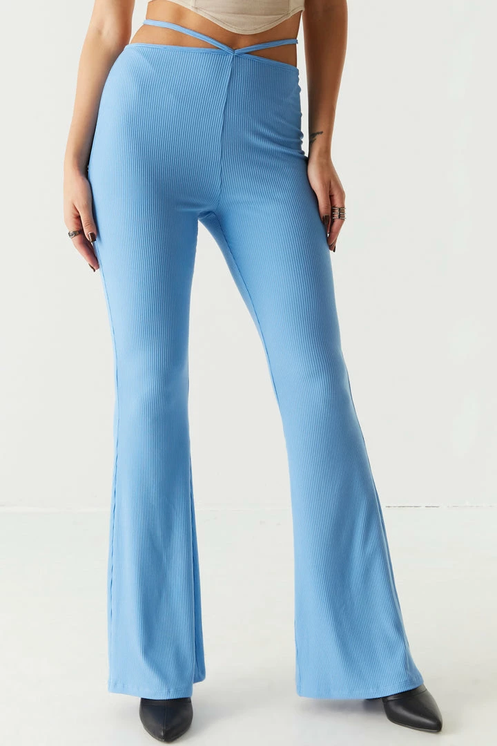 Stitches Ladies Soft Tie-Back Flare Pant 11 Stitches Ladies Soft Tie-Back Flare Pant