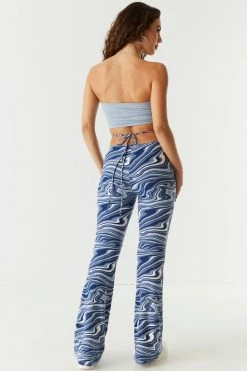 Stitches Ladies Soft Printed Tie-Back Flare Pant