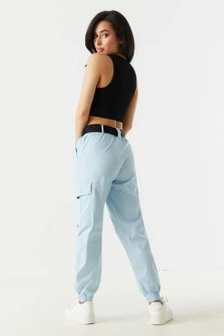 Stitches Ladies Belted Waist D-Ring Cargo Jogger 32 Stitches Ladies Belted Waist D-Ring Cargo Jogger