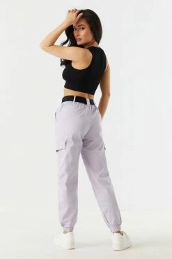 Stitches Ladies Belted Waist D-Ring Cargo Jogger 35 Stitches Ladies Belted Waist D-Ring Cargo Jogger