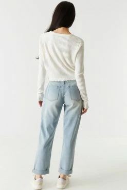 Stitches Ladies Refuge Mid-Rise Distressed Light Wash Boyfriend Jean 5 Stitches Ladies Refuge Mid-Rise Distressed Light Wash Boyfriend Jean