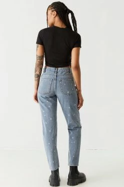 Stitches Ladies Refuge Jeans Refuge Mid-Rise Distressed Boyfriend Jean