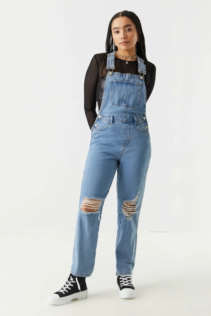 Stitches Ladies Refuge Jeans Refuge Distressed Denim Overalls 1 Stitches Ladies Refuge Jeans Refuge Distressed Denim Overalls
