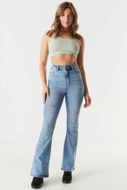 Stitches Ladies Refuge Jeans Refuge High-Rise Distressed Flare Jean