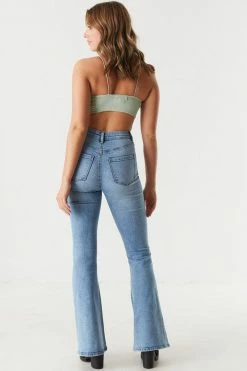 Stitches Ladies Refuge Jeans Refuge High-Rise Distressed Flare Jean 11 Stitches Ladies Refuge Jeans Refuge High-Rise Distressed Flare Jean