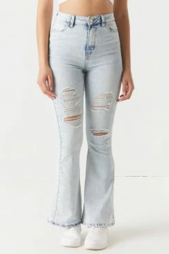 Stitches Ladies Refuge Jeans Refuge High-Rise Distressed Flare Jean 13 Stitches Ladies Refuge Jeans Refuge High-Rise Distressed Flare Jean