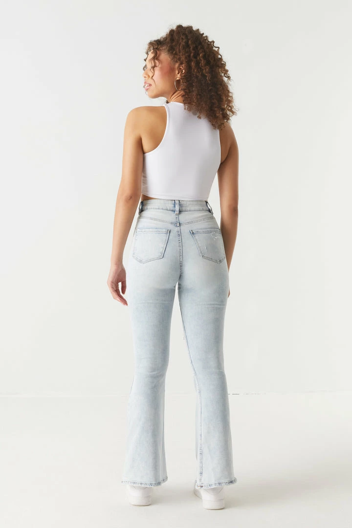 Stitches Ladies Refuge Jeans Refuge High-Rise Distressed Flare Jean 6 Stitches Ladies Refuge Jeans Refuge High-Rise Distressed Flare Jean