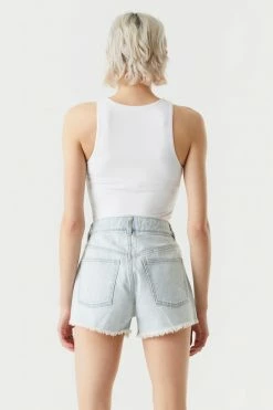 Stitches Ladies Refuge Jeans Refuge High-Rise Distressed Vintage Denim Short