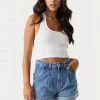 Stitches Ladies Refuge Pleated Denim Mom Short