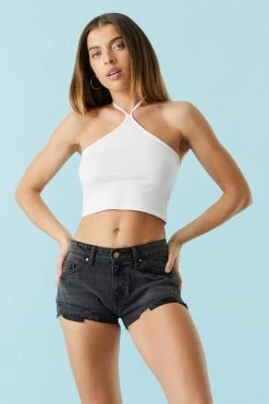 Stitches Ladies Refuge Distressed Low-Rise Denim Short 15 Stitches Ladies Refuge Distressed Low-Rise Denim Short