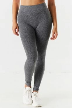 Stitches Ladies Bottoms Seamless Ribbed High-Rise Legging