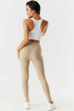 Stitches Ladies Bottoms Seamless Ribbed High-Rise Legging