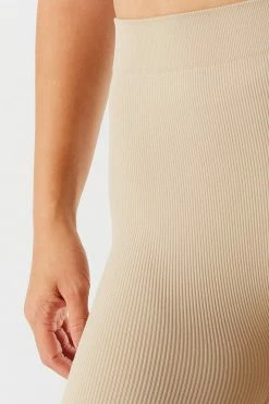 Stitches Ladies Bottoms Seamless Ribbed High-Rise Legging