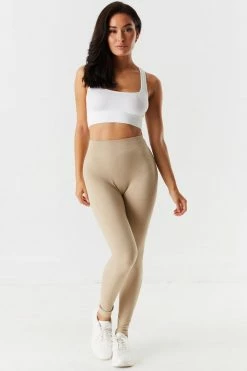 Stitches Ladies Bottoms Seamless Ribbed High-Rise Legging