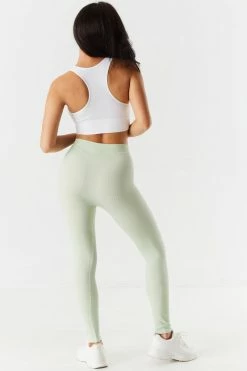 Stitches Ladies Bottoms Seamless Ribbed High-Rise Legging