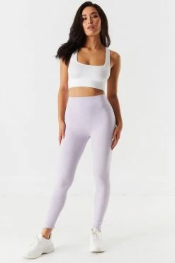 Stitches Ladies Bottoms Seamless Ribbed High-Rise Legging