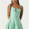 Stitches Ladies Jumpsuits + Rompers Floral Print Self-Tie Lace Trim Peasant Romper
