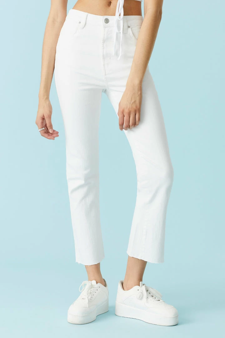 Stitches Ladies Refuge White Cropped Kick Flare Jean Refuge Jeans 2 Stitches Ladies Refuge White Cropped Kick Flare Jean Refuge Jeans