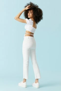 Stitches Ladies Refuge White Cropped Kick Flare Jean Refuge Jeans 5 Stitches Ladies Refuge White Cropped Kick Flare Jean Refuge Jeans