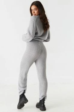 Stitches Ladies Ribbed Knit Jogger 22 Stitches Ladies Ribbed Knit Jogger