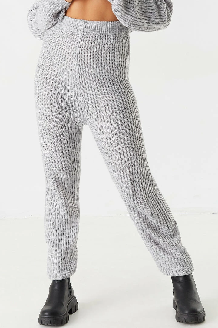 Stitches Ladies Ribbed Knit Jogger 6 Stitches Ladies Ribbed Knit Jogger