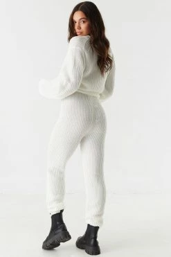 Stitches Ladies Ribbed Knit Jogger 26 Stitches Ladies Ribbed Knit Jogger