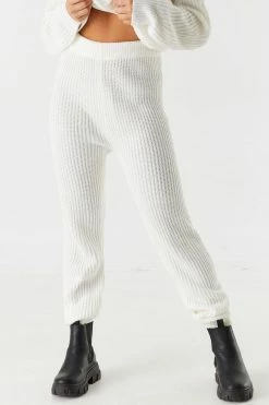 Stitches Ladies Ribbed Knit Jogger 25 Stitches Ladies Ribbed Knit Jogger