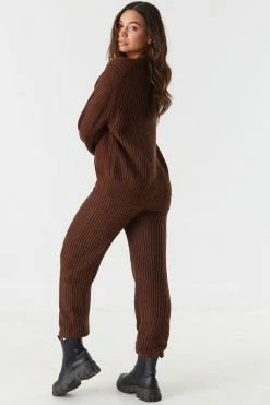 Stitches Ladies Ribbed Knit Jogger 30 Stitches Ladies Ribbed Knit Jogger