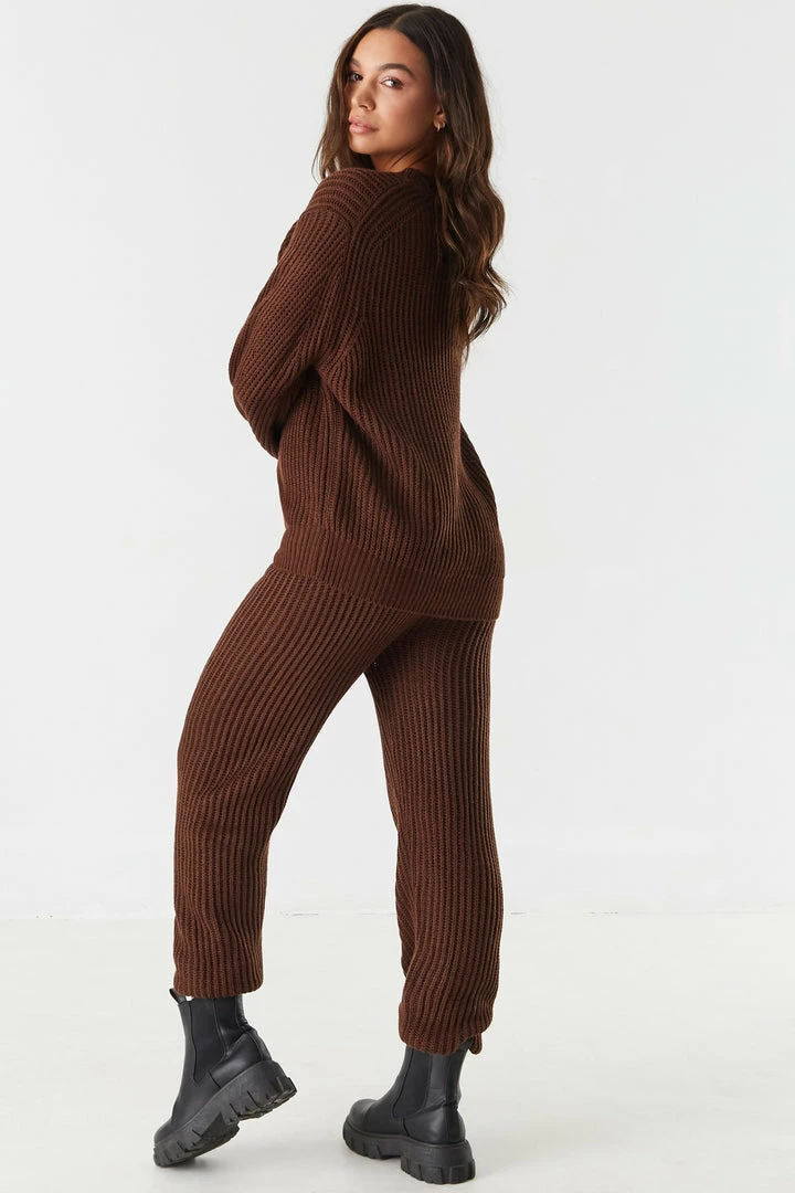 Stitches Ladies Ribbed Knit Jogger 15 Stitches Ladies Ribbed Knit Jogger