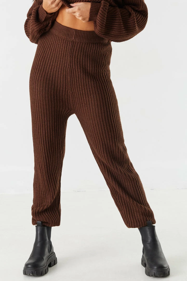 Stitches Ladies Ribbed Knit Jogger 14 Stitches Ladies Ribbed Knit Jogger