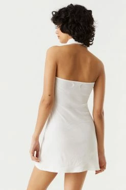 Stitches Ladies Ribbed Henley Polo Bodycon Mini Dress 22 Stitches Ladies Ribbed Henley Polo Bodycon Mini Dress