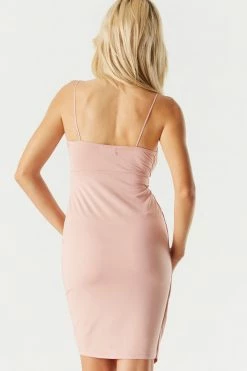 Stitches Ladies Surplice Asymmetrical Cami Dress