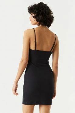 Stitches Ladies Ribbed Cut-Out Bodycon Mini Dress 22 Stitches Ladies Ribbed Cut-Out Bodycon Mini Dress